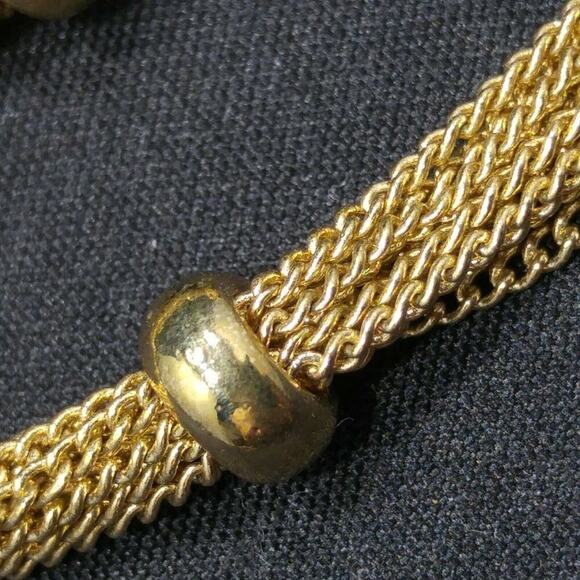 Anne Klein Multi Chain Gold Tone Beaded Necklace, 19 Inches - Picture 8 of 12